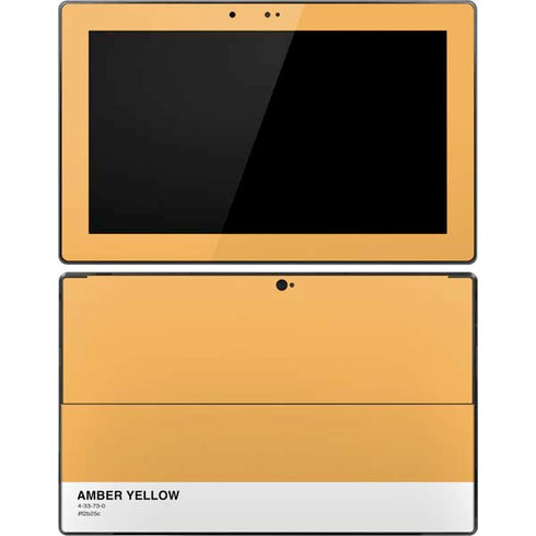 Amber Yellow Surface Pro Tablet Skin